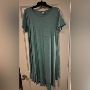 Carly Lularoe Dress in light teal